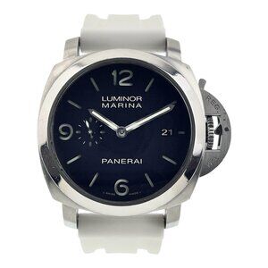Panerai Luminor Marina Steel Black Dial 44mm Automatic Mens Watch PAM00312